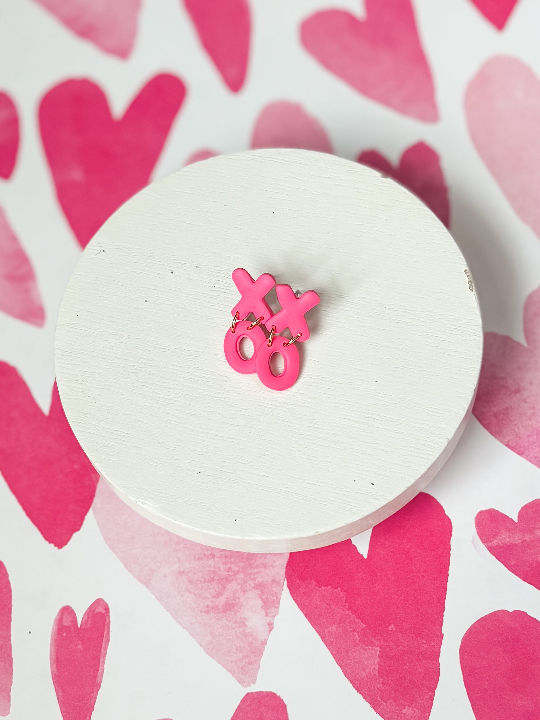XOXO Valentine Dangles