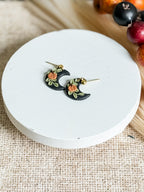 Mini Pumpkin Moon Dangles