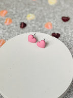 Puffy Heart Studs