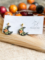 Mini Pumpkin Moon Dangles