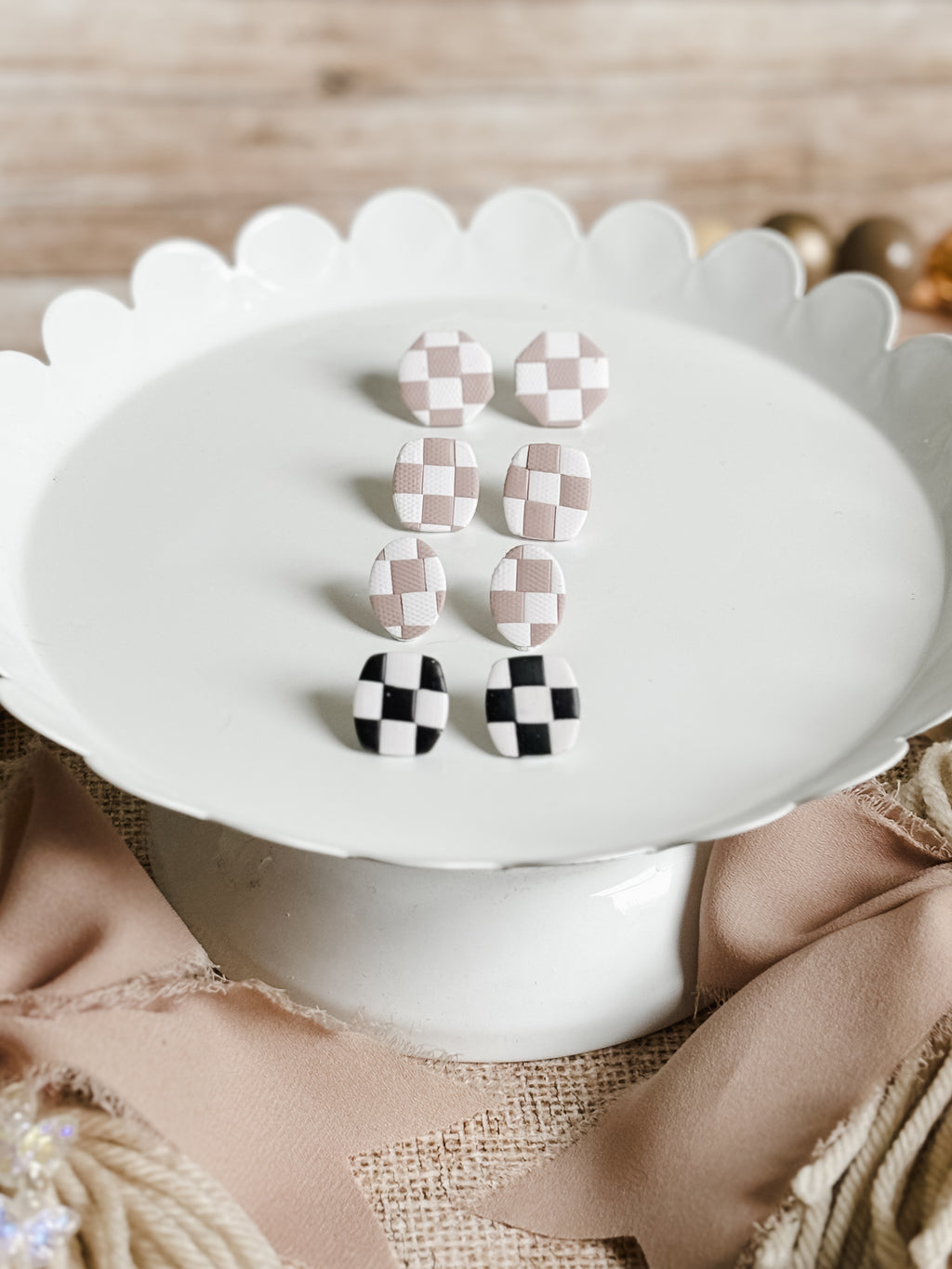 Checkered Studs