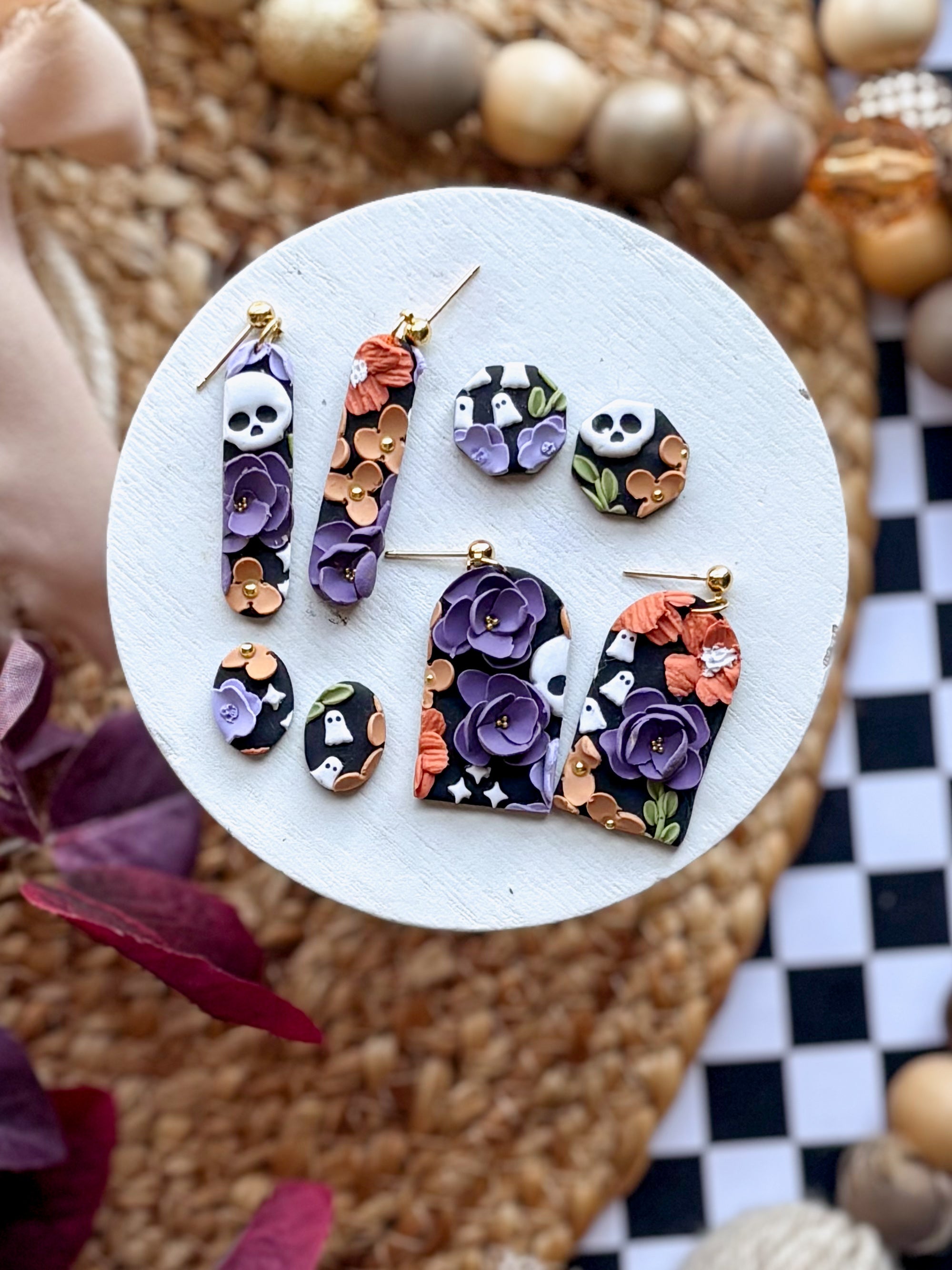 Ghost Garden Earrings