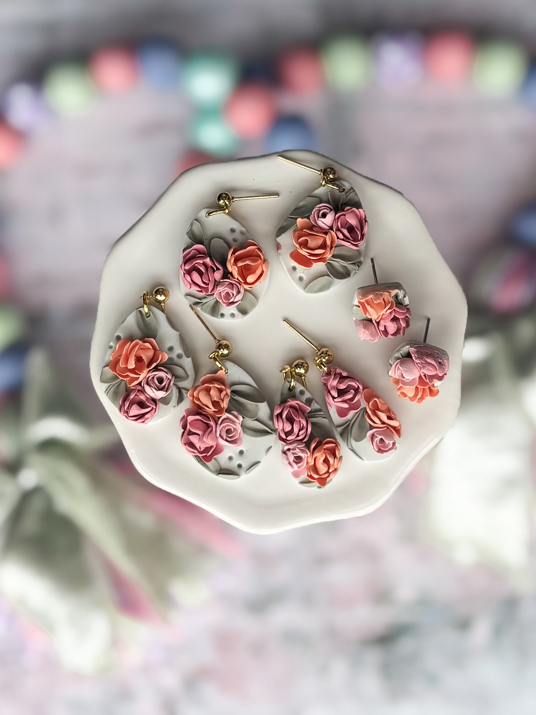 Spring Floral Earrings