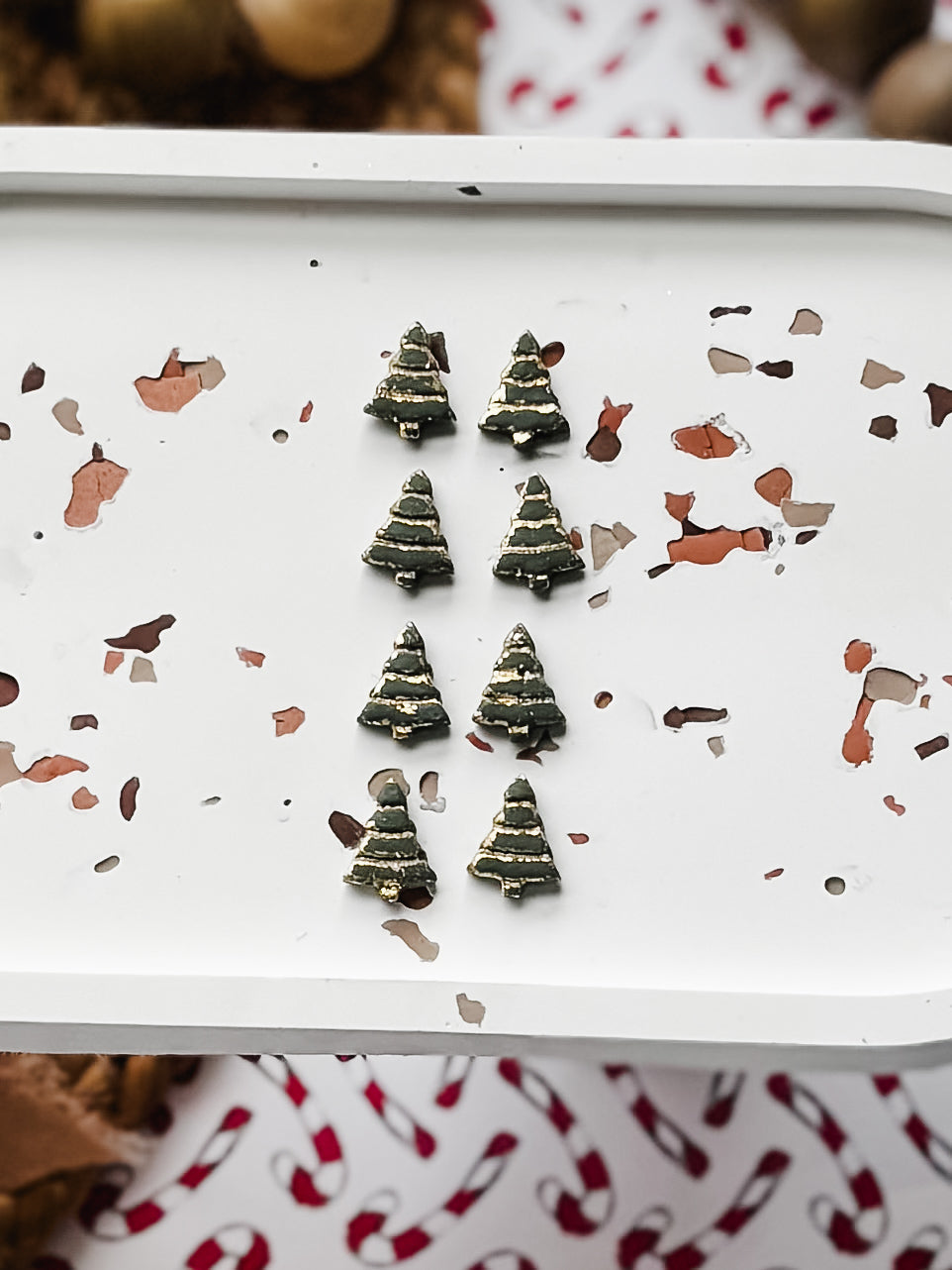 Gold Tree Studs