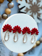 Merry Petal Drop Dangles