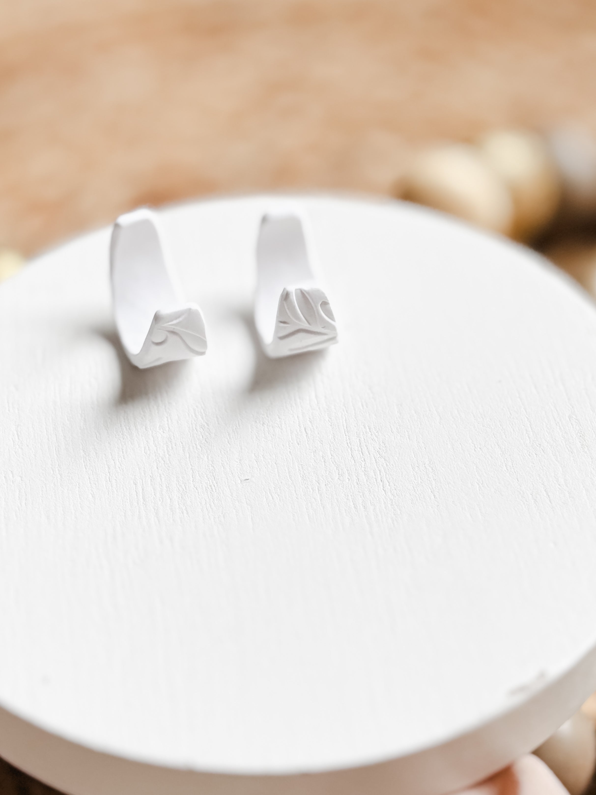 Textured White Huggies