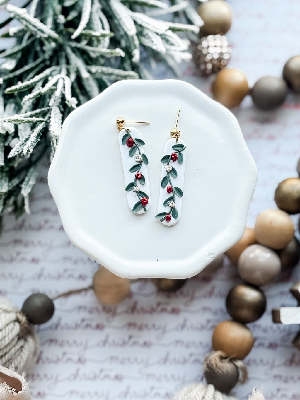 Winter Berry Dangles