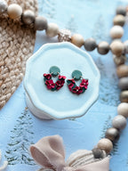 Yuletide Floral Drop Dangles