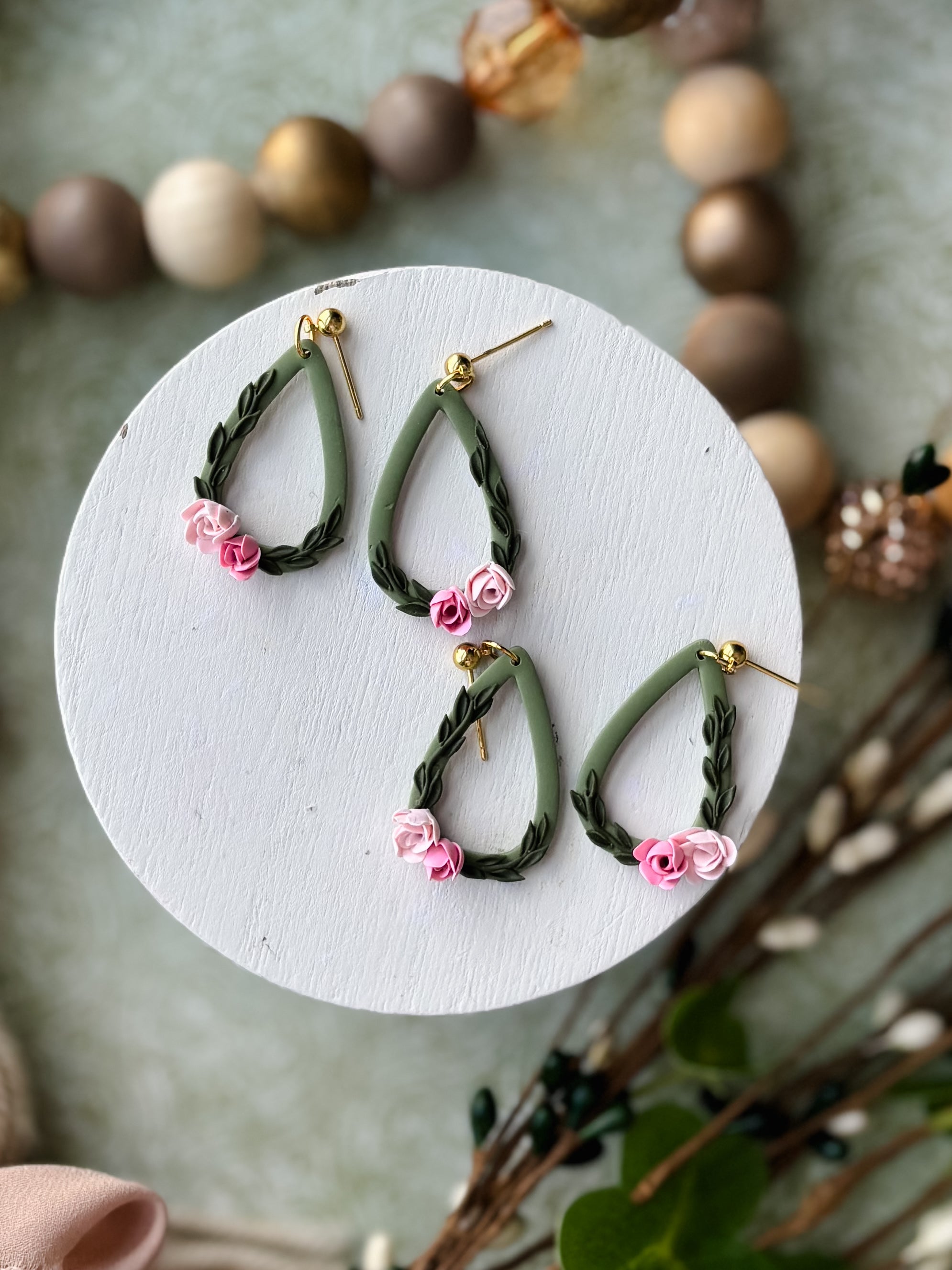Rose & Vine Earrings