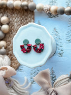 Yuletide Floral Drop Dangles