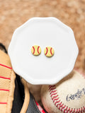 Softball Earrings