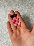 Puffy Heart Studs