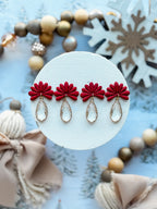 Merry Petal Drop Dangles