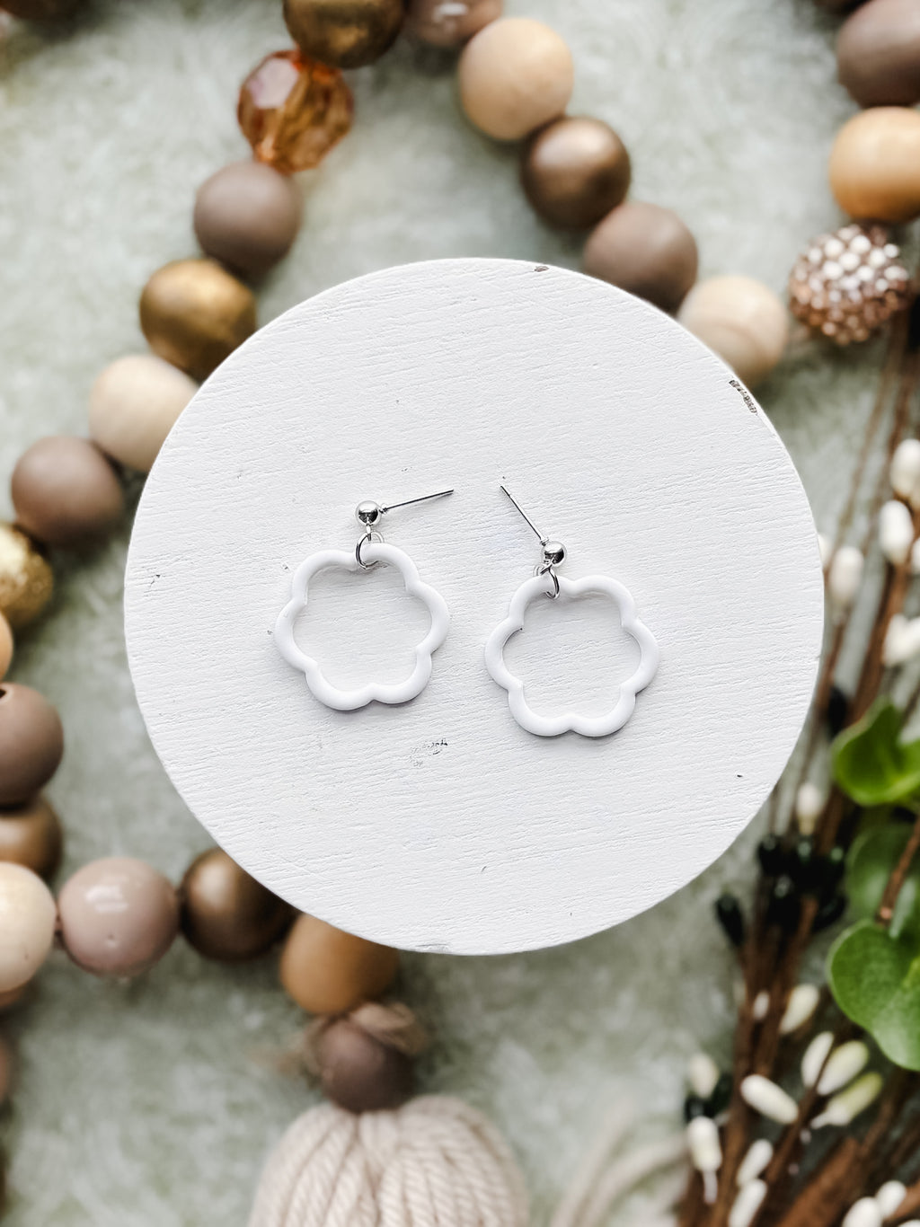 Hollow Flower Dangles