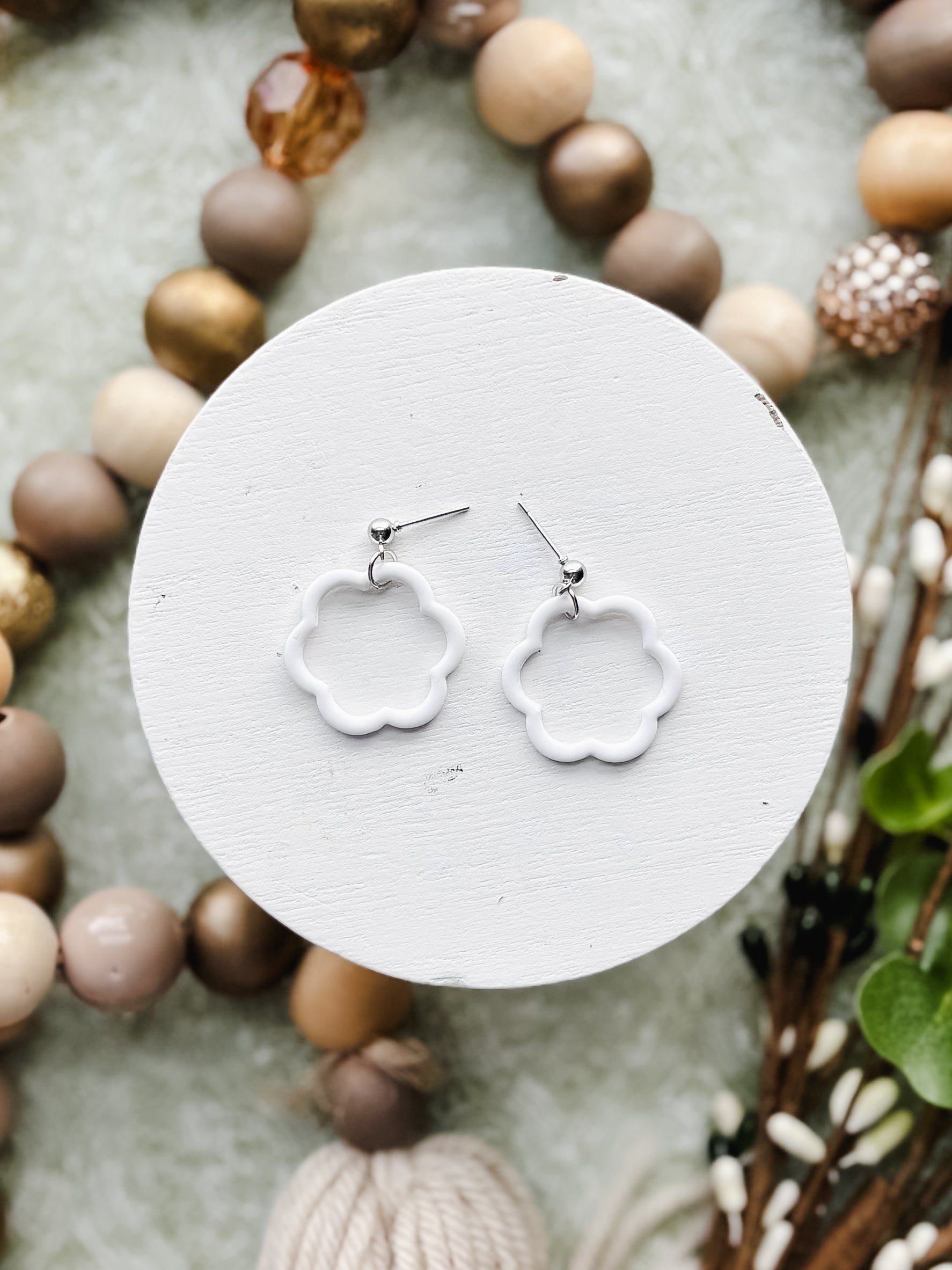 Hollow Flower Dangles