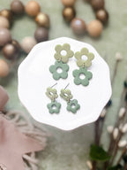 Double Daisy Dangles