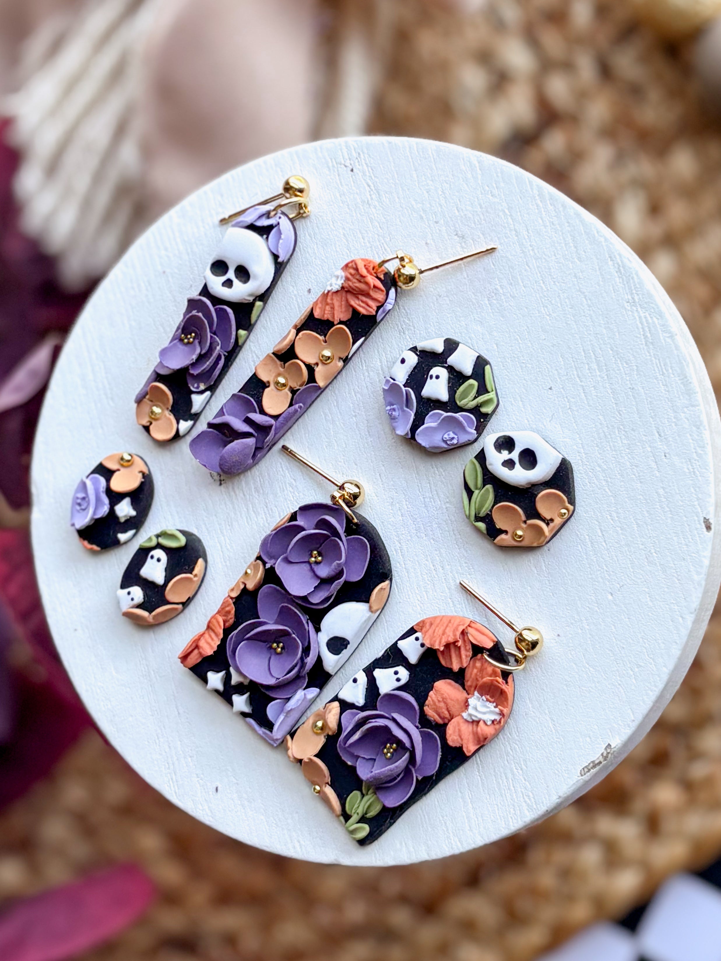 Ghost Garden Earrings