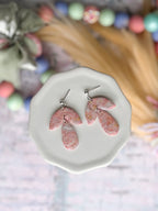 Pink Marble Earrings