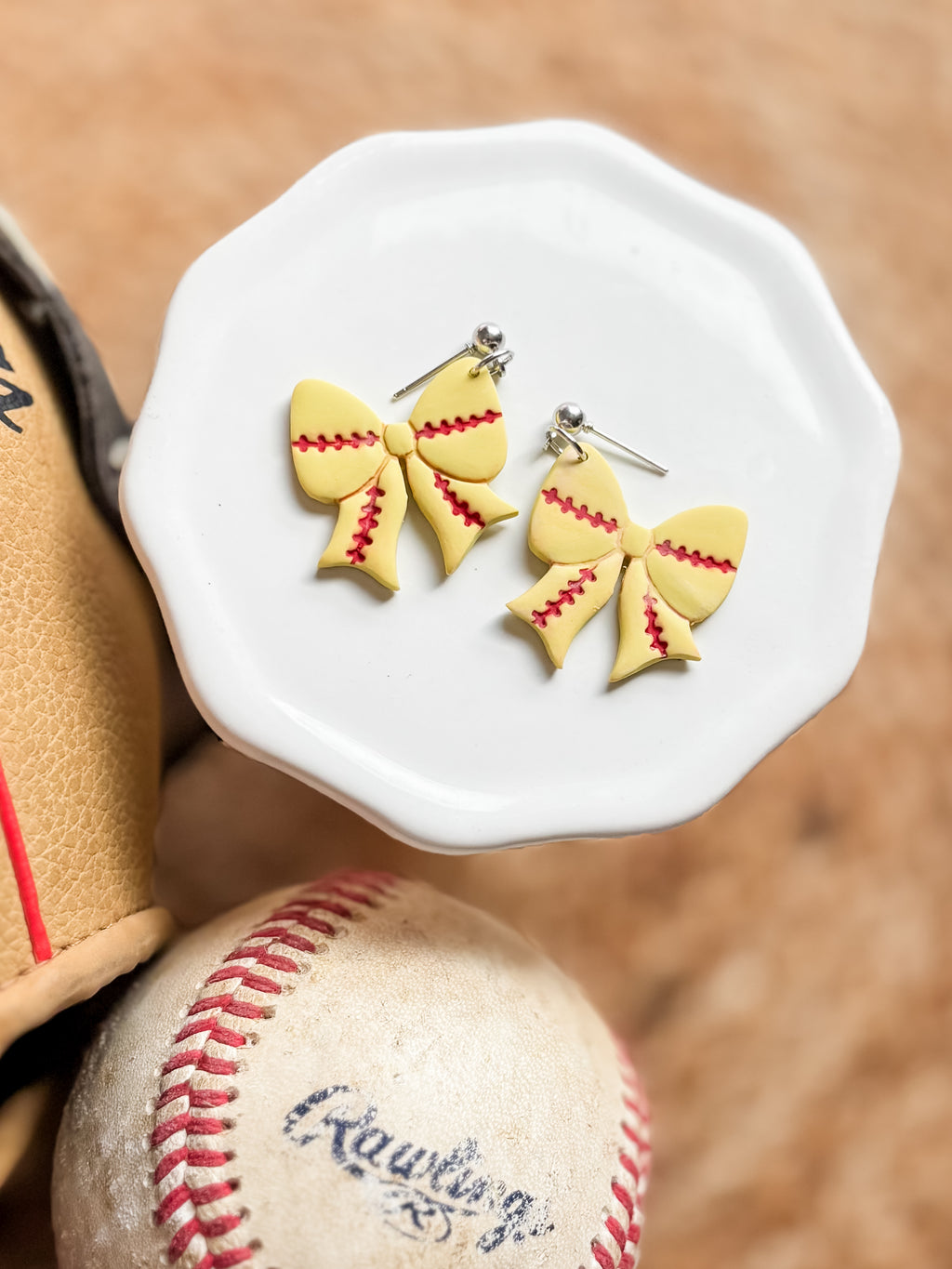 Softball Earrings