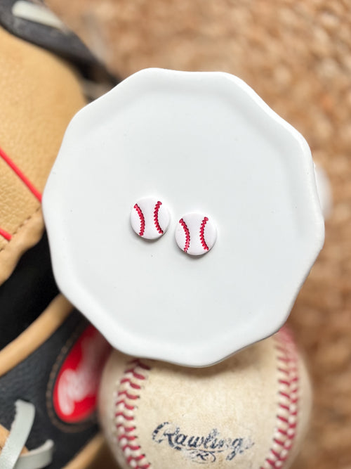 Baseball Earrings