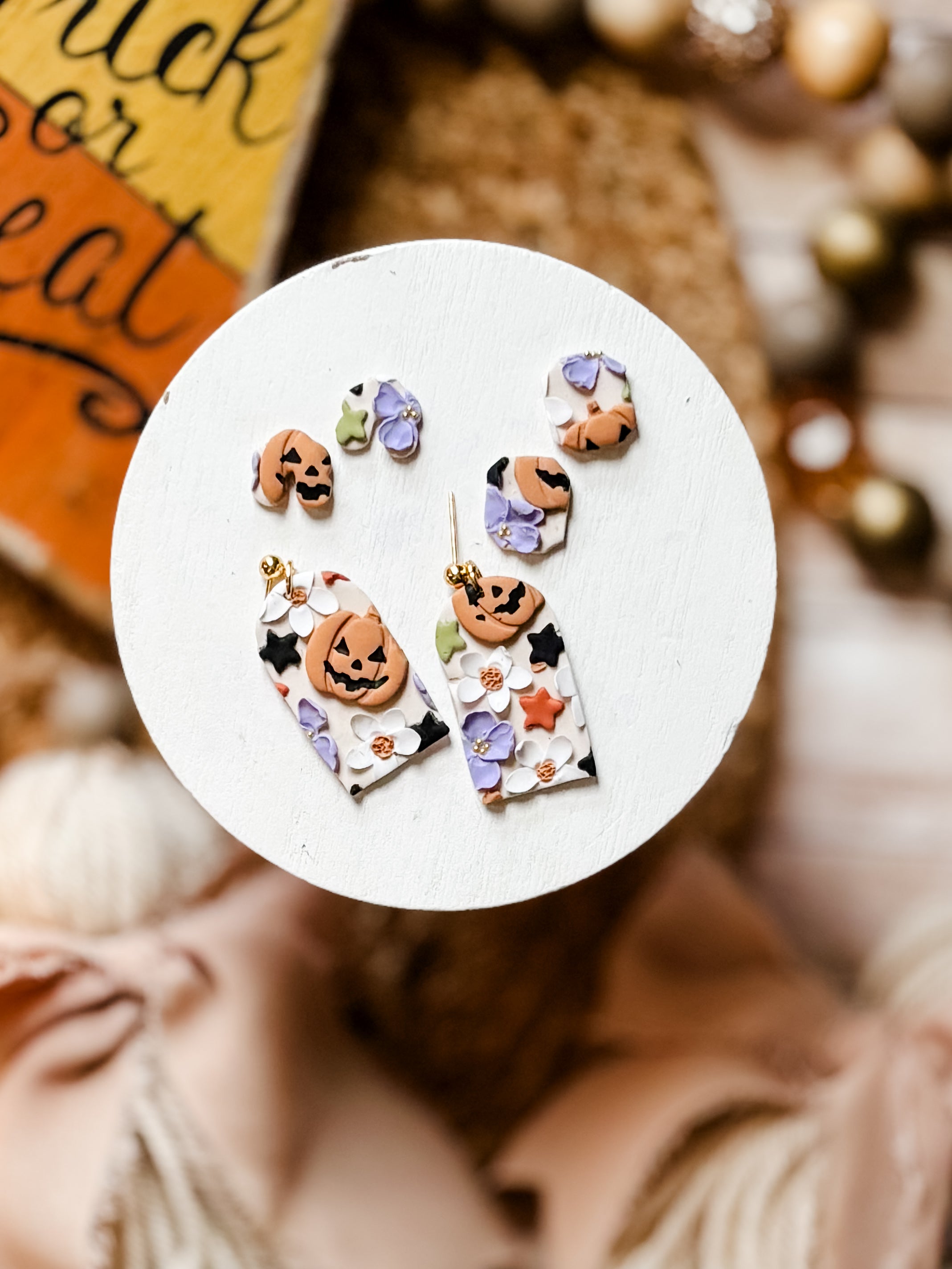 Pumpkin Party Earrings
