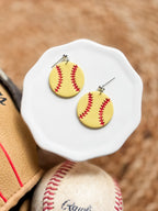 Softball Earrings