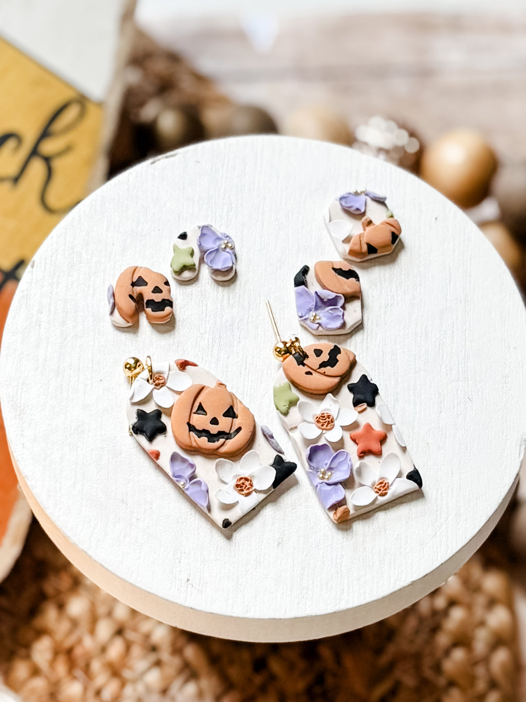 Pumpkin Party Earrings