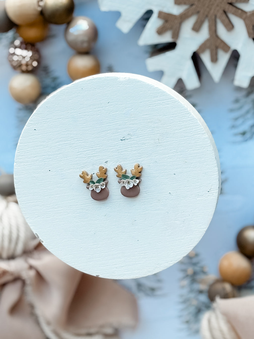 Reindeer earrings