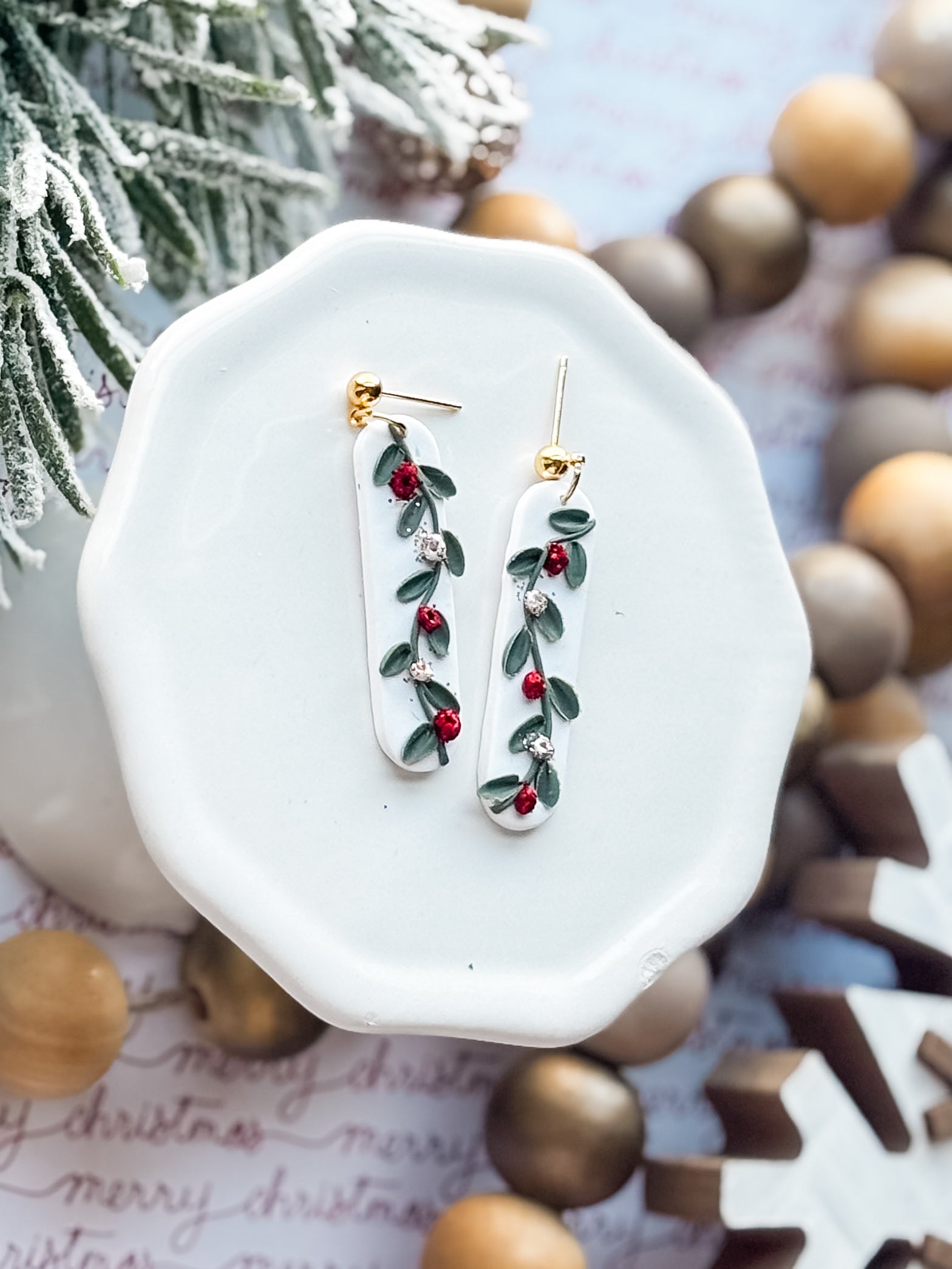 Winter Berry Dangles