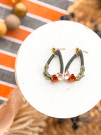 Hollow Teardrop Dangles
