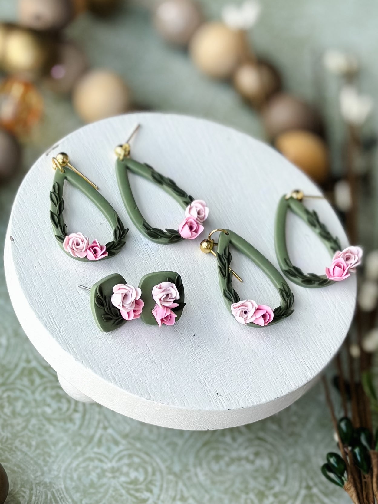 Rose & Vine Earrings