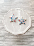 Star Doodle Large Studs