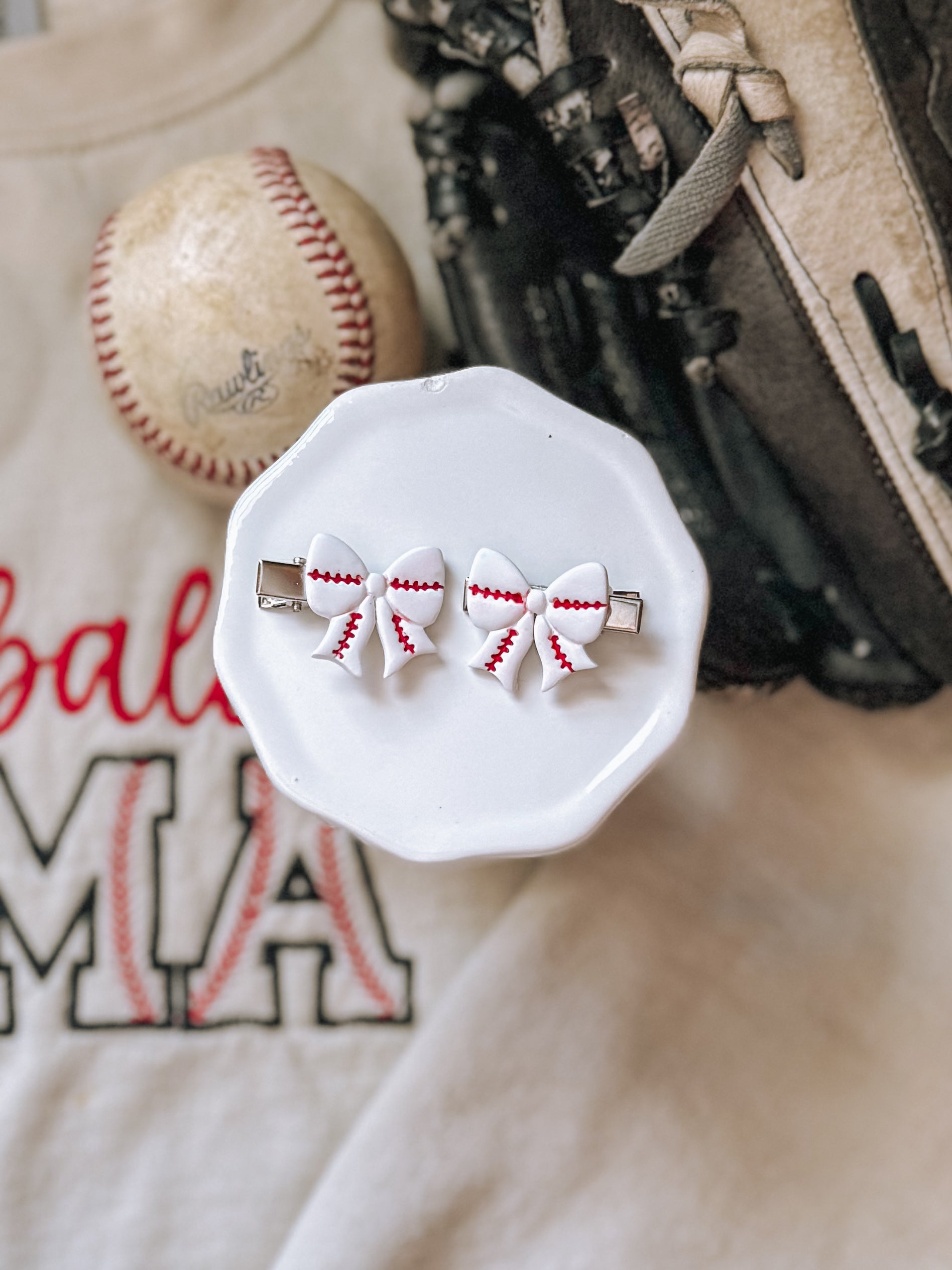 Baseball Earrings